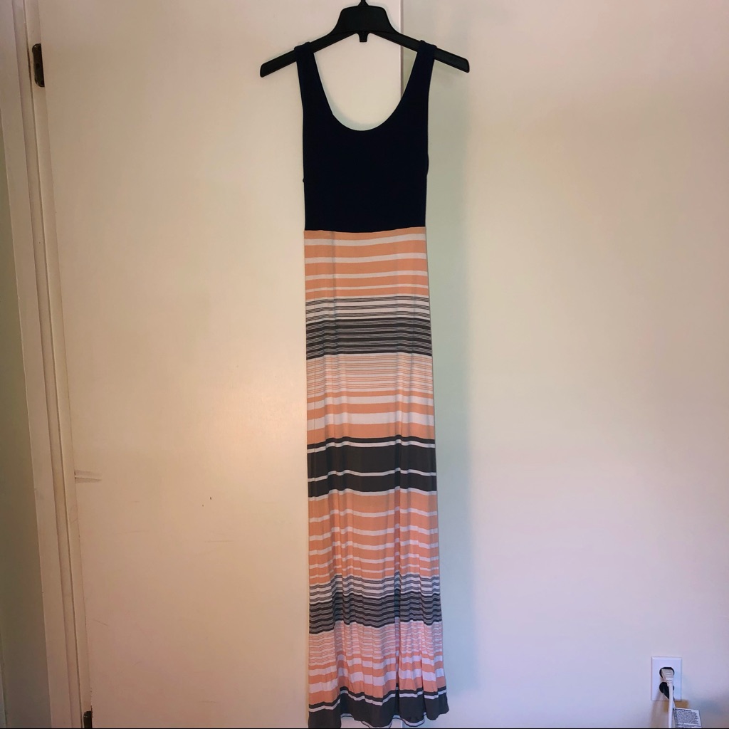 Market And Spruce Striped Maxi Dress